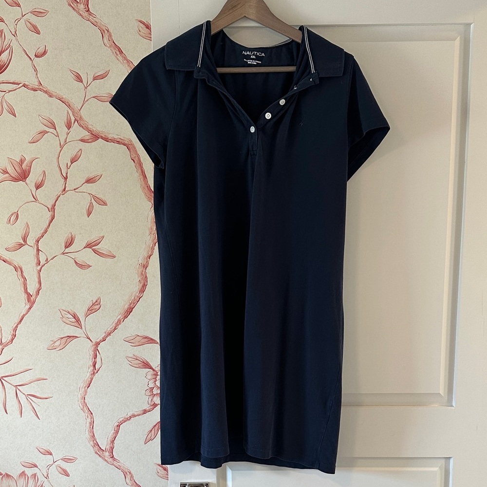 Nautica Dark Blue Polo Dress